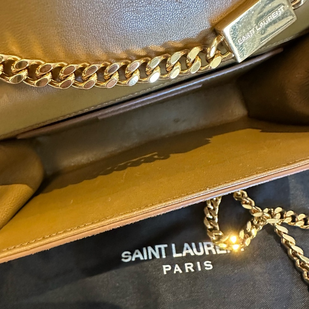 Saint Laurent Brown Suede Small Kate Tassel Crossbody Bag - Picture 16 of 16